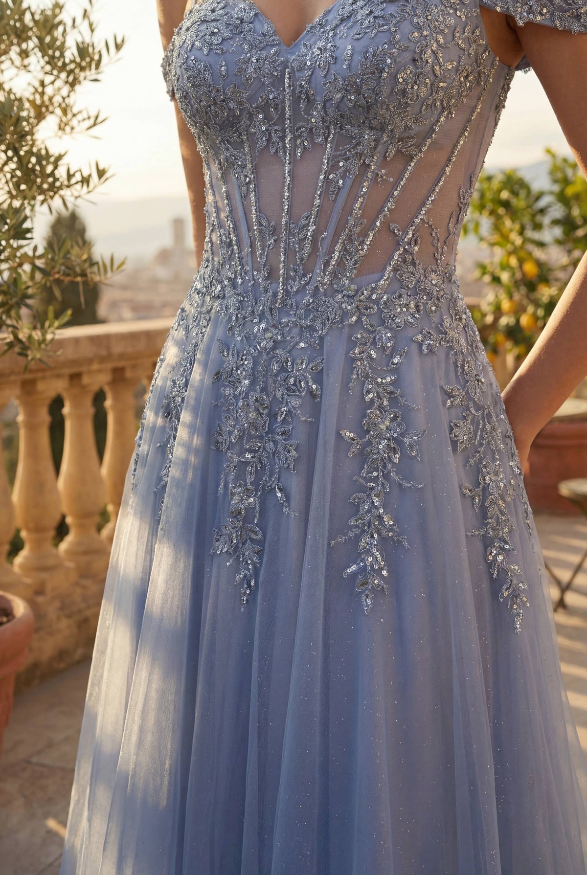 Robe Longue de Bal Formelle Style Corset en Gros