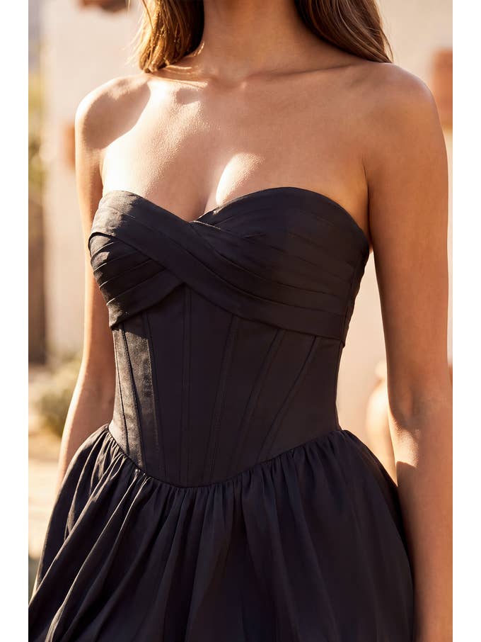 Robe Courte Corset Bouffante de Homecoming