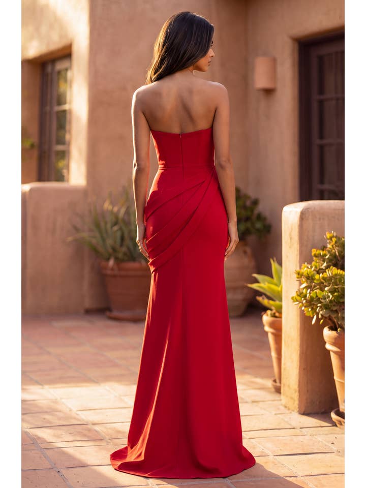 Kos Couture Robe Longue Sirène Bustier Femme