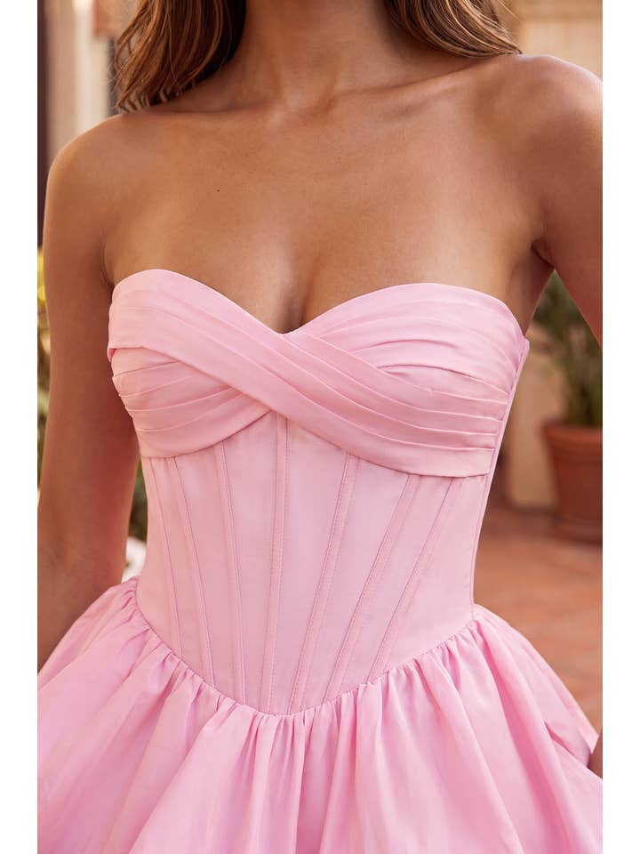 Robe Courte Corset Bouffante de Homecoming