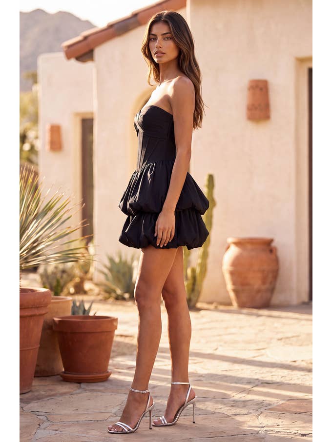 Robe Courte Corset Bouffante de Homecoming