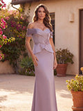 Kos Couture Robe Longue de Soirée Épaules Dénudées Femme