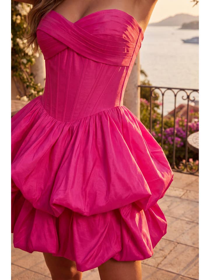 Robe Courte Corset Bouffante de Homecoming