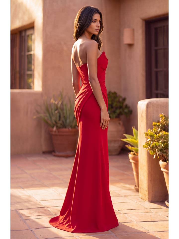 Kos Couture Robe Longue Sirène Bustier Femme
