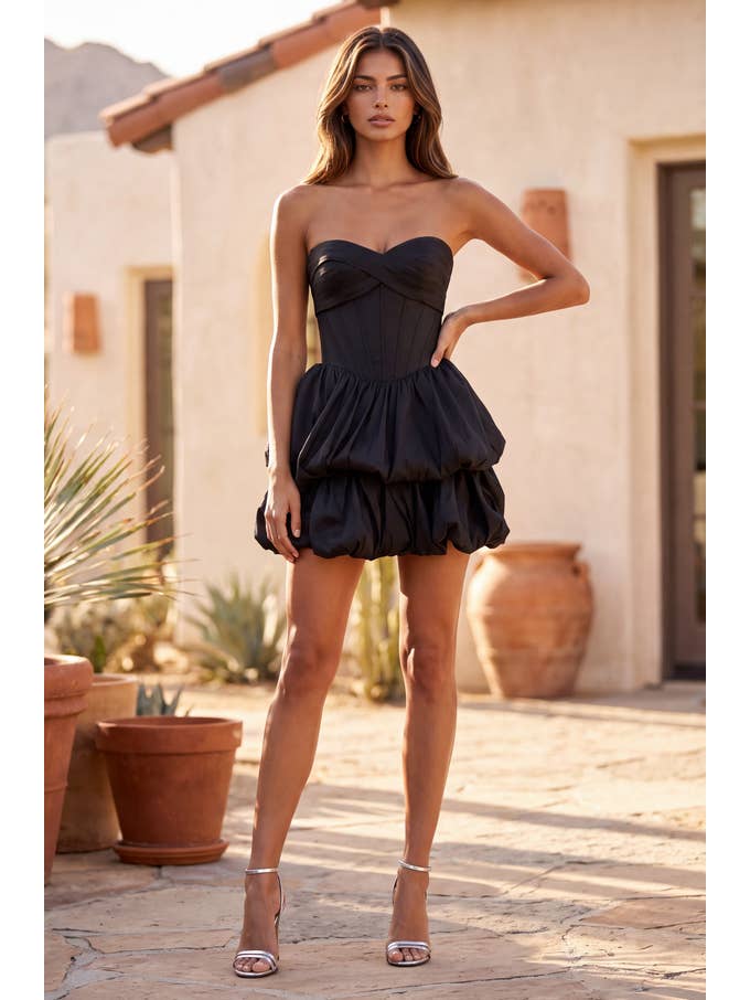 Robe Courte Corset Bouffante de Homecoming