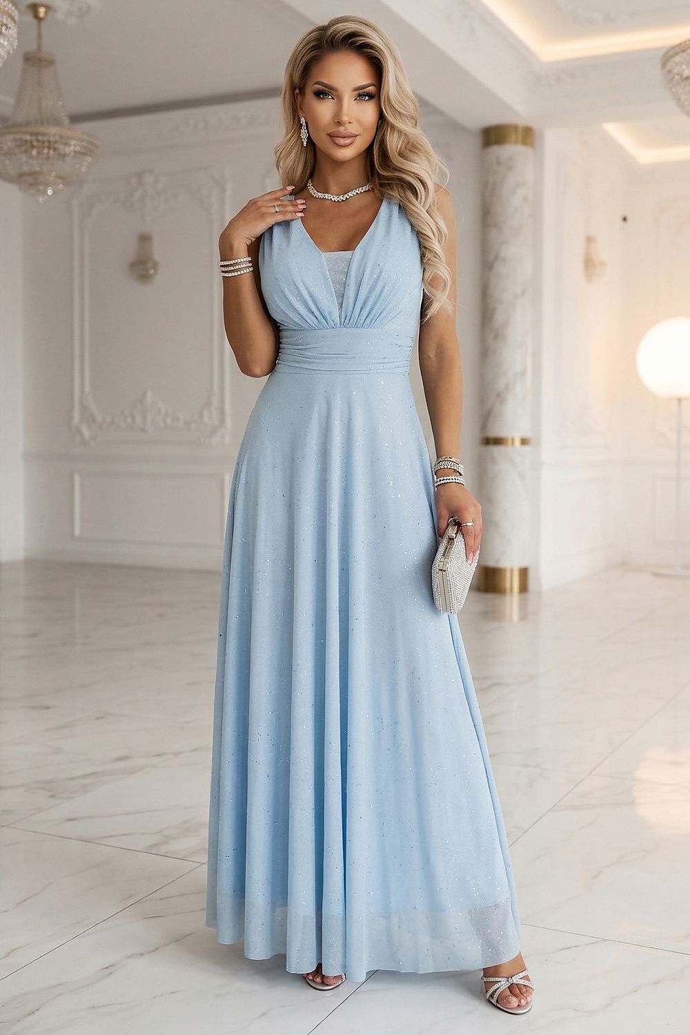  Robe longue model 227077 Numoco 