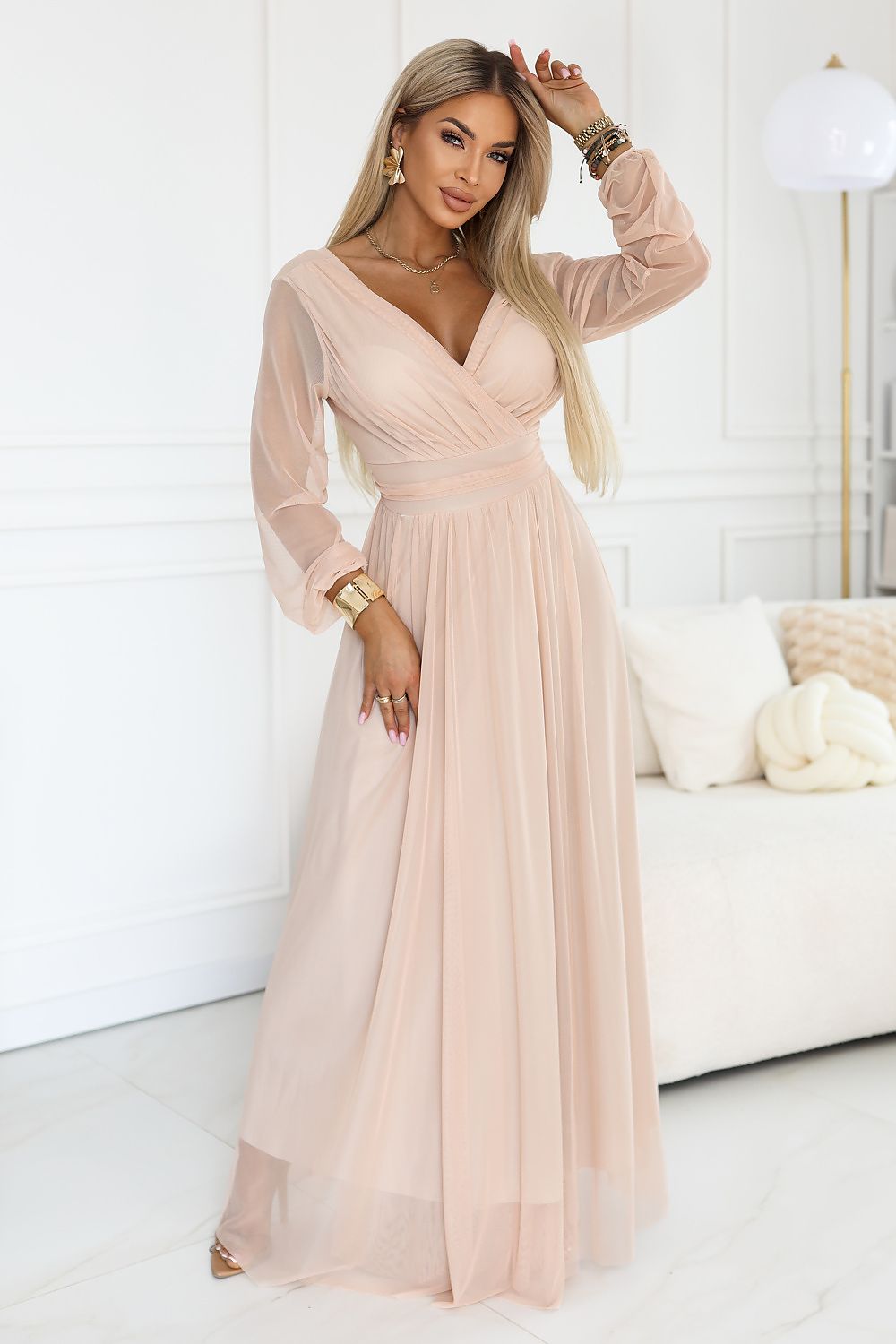  Robe longue model 228488 Numoco 