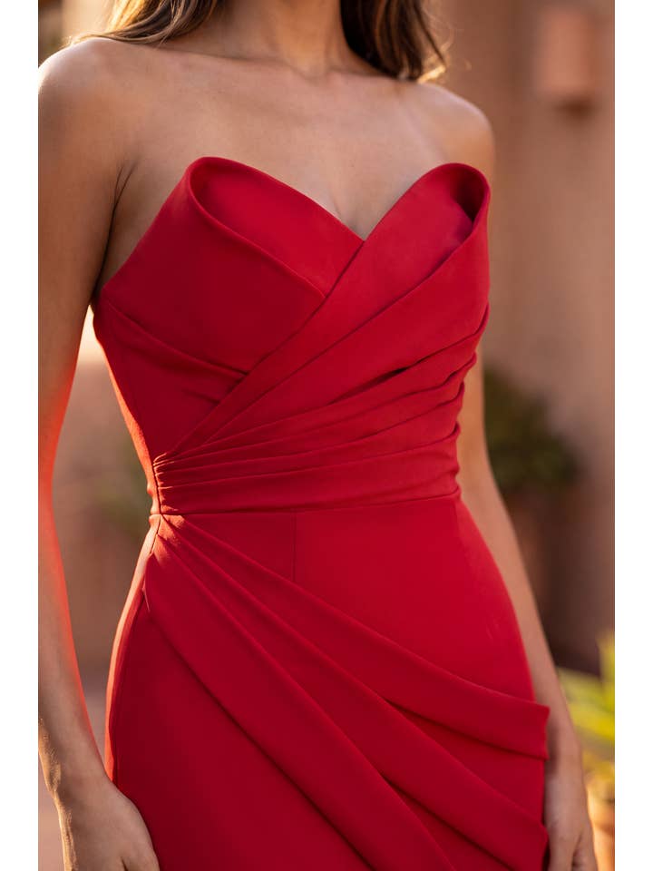 Kos Couture Robe Longue Sirène Bustier Femme